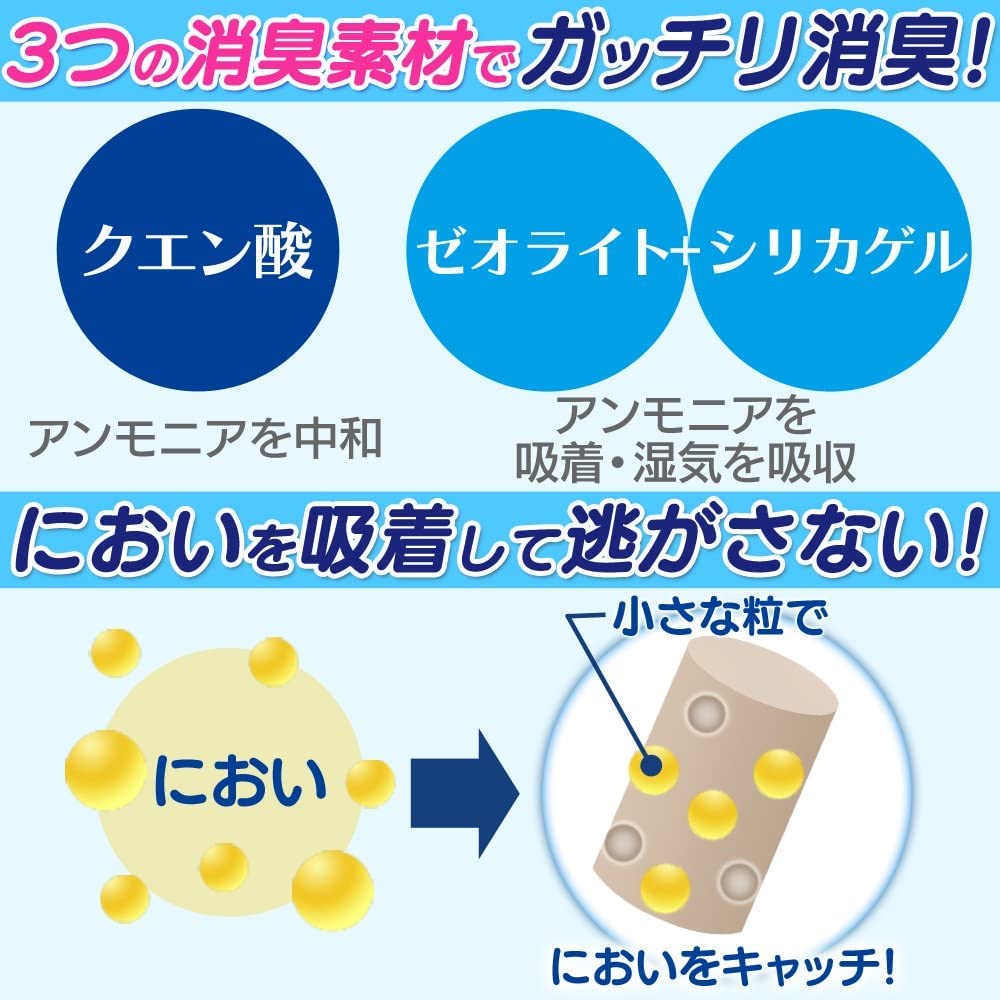 アイリスオーヤマ(IRIS OHYAMA) 猫砂 システム猫トイレ用砂 TIA-6C ゼオライト 脱臭 消臭 6L×4袋