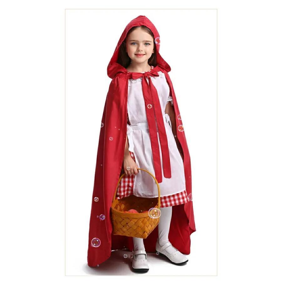 ハロウィン コスプレ 子供 衣装 メイド マント付け キッズ ヨーロッパ風 ドレス コスプレ 仮装 新劇 女の子 ハロウィーン ロリータ コスチューム キッズ 女児