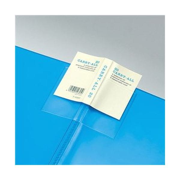（まとめ）コクヨ クリヤーブック（キャリーオール）固定式・背ポケット A4タテ 20ポケット 背幅13mm ピンク ラ-5001P 1セット（6冊）(×5セット)
