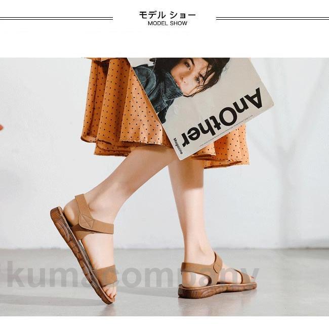 ストラップサンダル レディース サンダル ぺったんこ マジックテープ 夏サンダル ブラック ブラウン シンプル サマーサンダル シューズ 夏 ストラップサンダル レディース サンダル ぺったんこ マジックテープ 夏サンダル ブラック ブラウン シンプル サマーサンダル シューズ 夏