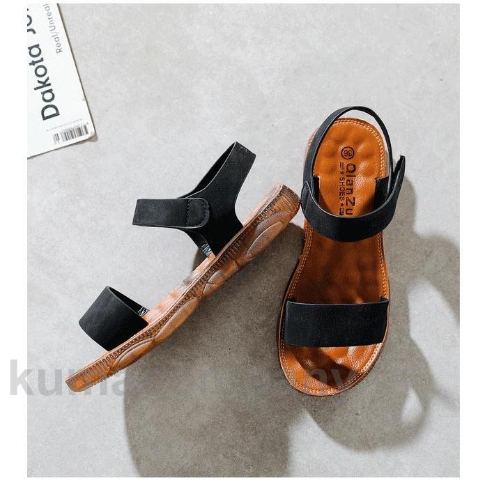 ストラップサンダル レディース サンダル ぺったんこ マジックテープ 夏サンダル ブラック ブラウン シンプル サマーサンダル シューズ 夏 ストラップサンダル レディース サンダル ぺったんこ マジックテープ 夏サンダル ブラック ブラウン シンプル サマーサンダル シューズ 夏