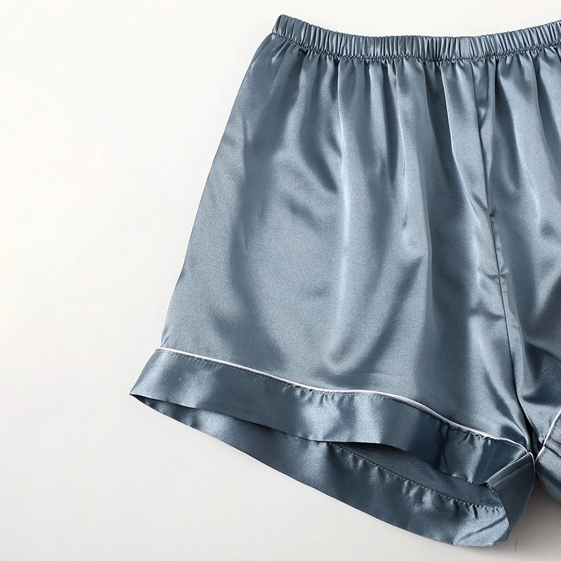 女性用サテンパジャマセット,ナイトウェア,スパゲッティストラップ,プリントパジャマ,ラウンジウェア,ショーツ,7枚 女性用サテンパジャマセット,ナイトウェア,スパゲッティストラップ,プリントパジャマ,ラウンジウェア,ショーツ,7枚