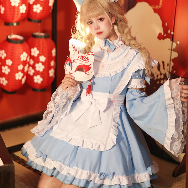 ♥ おまんじゅう 着ぐるみ ロリータ系 ♥オーダーメイド Qoo10] ロリータ メイド服 お兄ちゃんもどきメイ