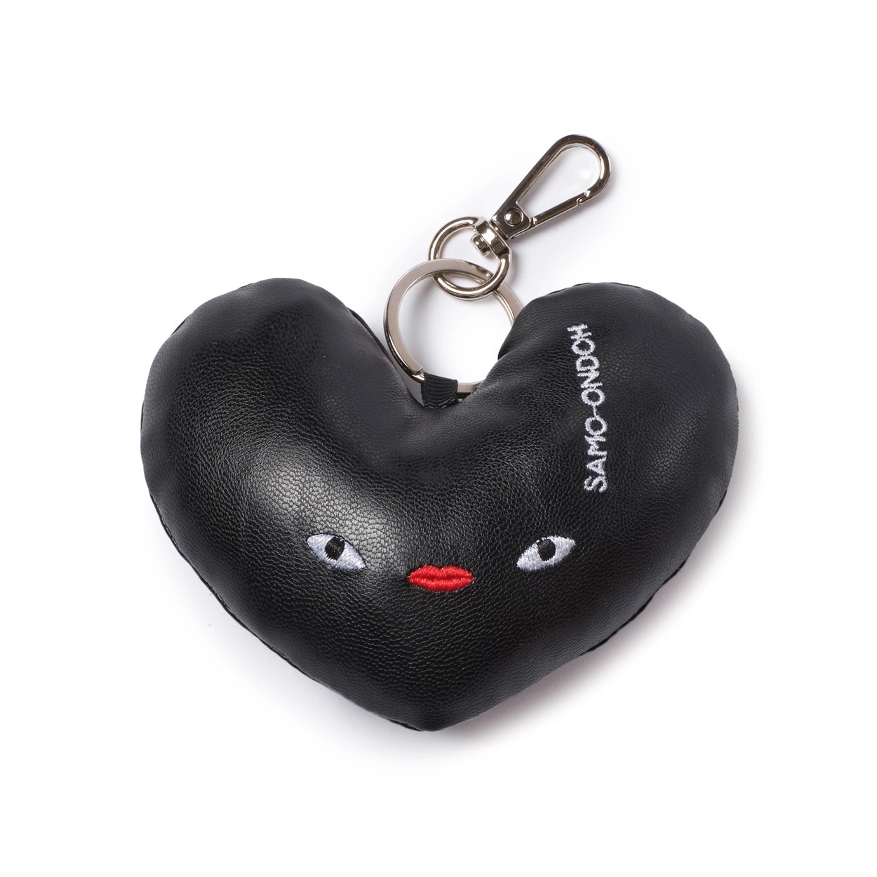【正規品】「韓国人気」LOVEYOM レザーハート バッグチャーム キーリング キーホルダー キーチェーン バッグアックセサリー 2色展開