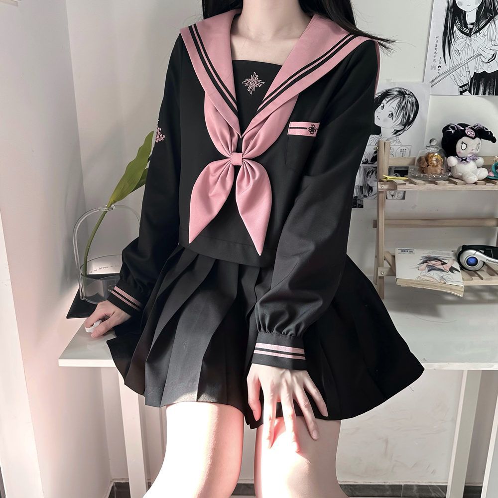 【高.品.質】セーラー服 パーティー コスプレ 悪魔 化け物 変装 学園祭 クリスマス 仮装 赤 衣装 お化け 文化祭:サイ 女性 定番ヤンキー 姐ギャル コスプレ 体育祭 女子高生 スーツ 長袖