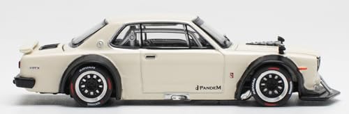 POP RACE 1/64 SKYLINE GT-R V8 DRIFT WHITE 完成品 POP RACE 1/64 SKYLINE GT-R V8 DRIFT WHITE 完成品