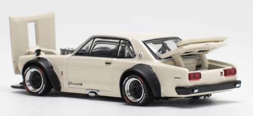 POP RACE 1/64 SKYLINE GT-R V8 DRIFT WHITE 完成品 POP RACE 1/64 SKYLINE GT-R V8 DRIFT WHITE 完成品