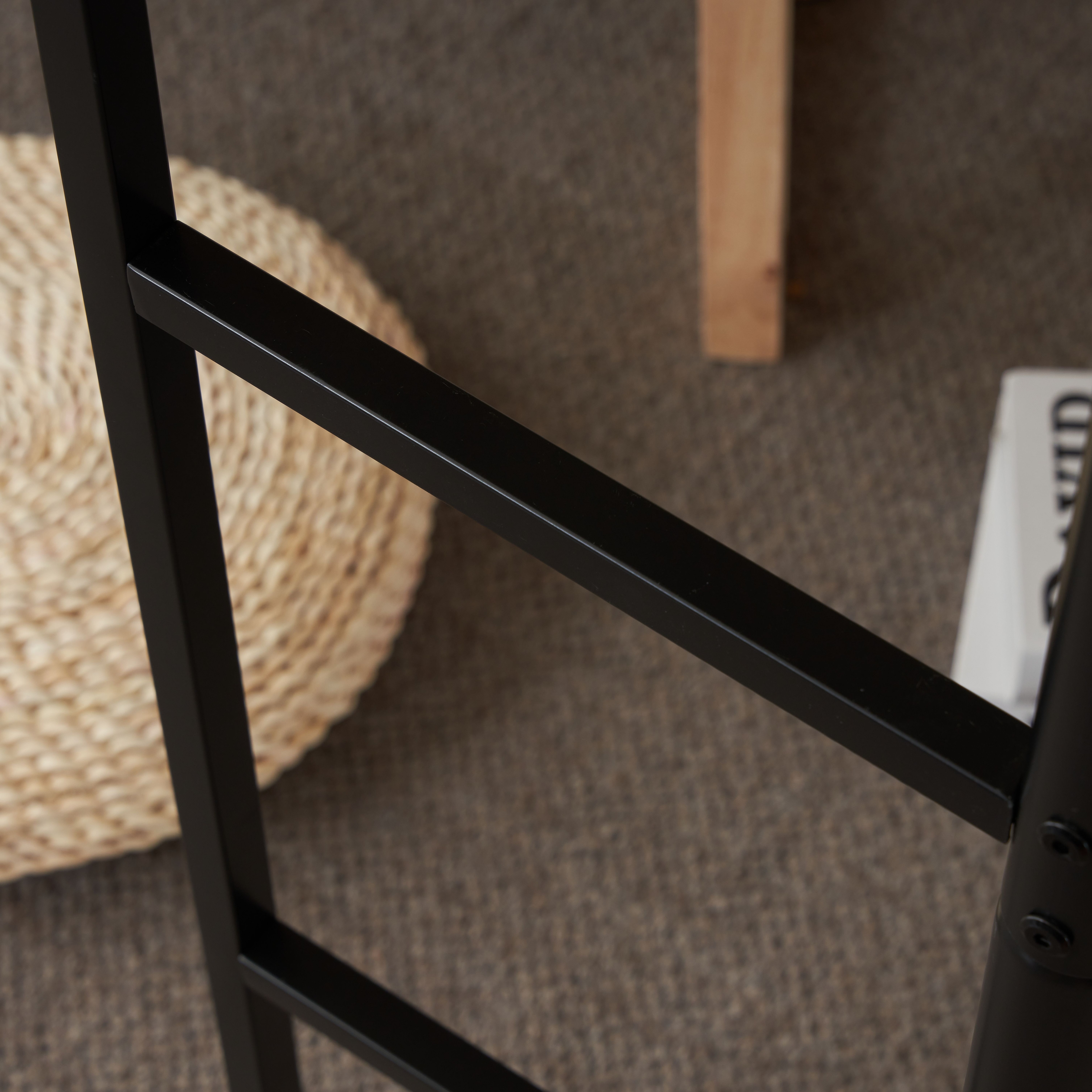 【迅速出荷速達】【新作】【ブラック】ロフトベッドベッドパイプベッドデスク付シングル収納北欧風シングルベッド子供部屋木耐震スチールベッド新作【国内即発送!送料無料！】