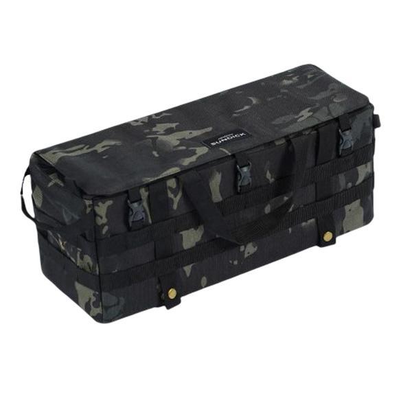 アームレスト サイド オーガナイザー アウトドア マルチ ポケット キャンプ テーブル ストレージ バッグ ブラック マルチカラー