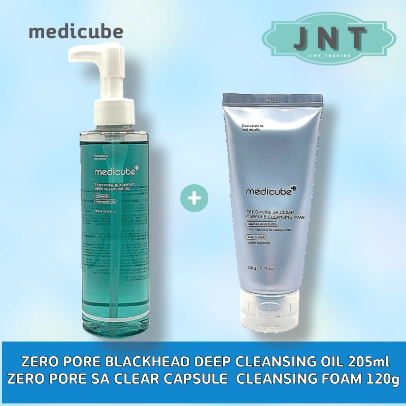 [セット] [1+1] ZERO毛穴ディープクレンジングオイル 205ml・フォーム 120g 2点セット 皮脂ケアクレンジングオイルフォームセット クレンジングセット 水分 保湿 韓国化粧品
