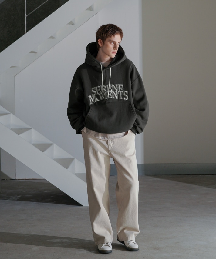 [EZKATON] Overlay hoodie