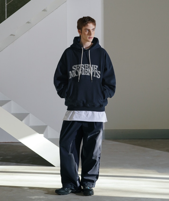 [EZKATON] Overlay hoodie