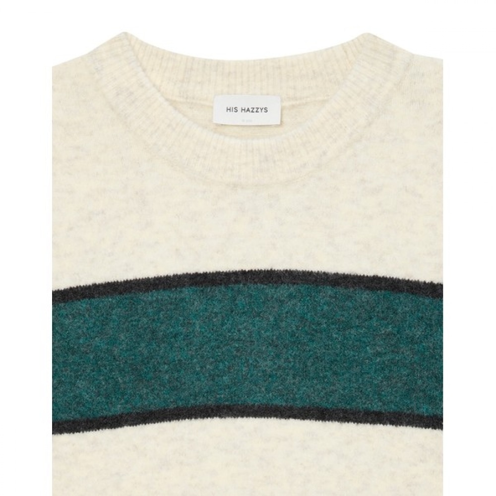 (ヘッジス) 24FW ラグビーラウンドニット HZSW4F803T2 (ヘッジス) 24FW ラグビーラウンドニット HZSW4F803T2