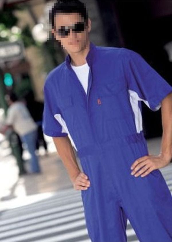 半袖つなぎ ツナギ おしゃれ 作業服 作業着 スタンドカラー 春夏 ヤマタカ /yt-114-b 半袖つなぎ ツナギ おしゃれ 作業服 作業着 スタンドカラー 春夏 ヤマタカ /yt-114-b