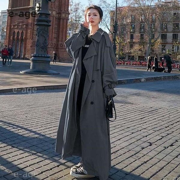 AO2 トレンチコート コート Leather long trench coat / ベルト