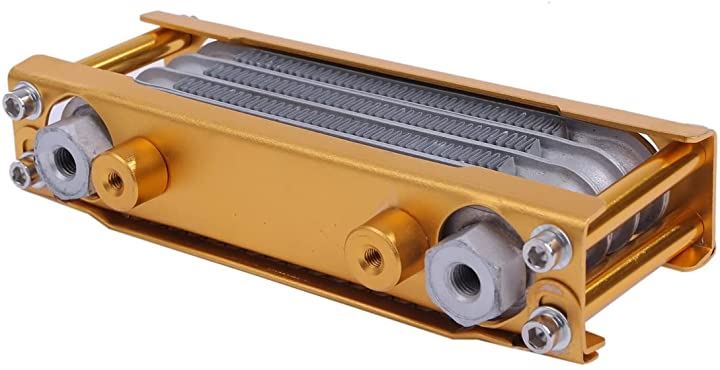 ホンダ 用 オイルクーラー キット 4段タイプ(イエロー)