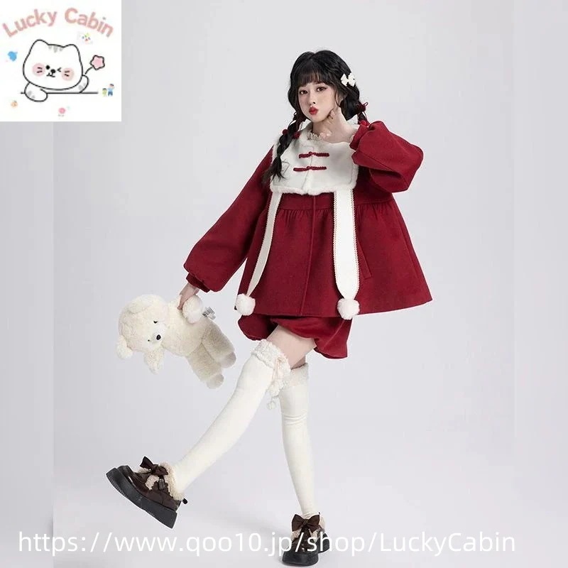 【3日出荷】サンタコス クリスマス 新年 スーツ レディース 冬 アウター ポッドパンツ セット脚魅せミニスカート 【3日出荷】サンタコス クリスマス 新年 スーツ レディース 冬 アウター ポッドパンツ セット脚魅せミニスカート