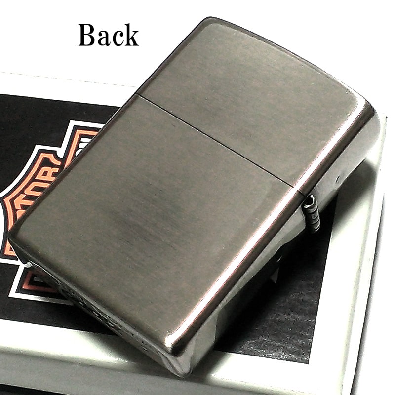 ZIPPO ライター ハーレーダビッドソン ジッポ アンティークニッケル＆ゴールド 金銀 古美仕上げ 鷲 メタル イーグル 日本国内限定モデル かっこいい ジッポー