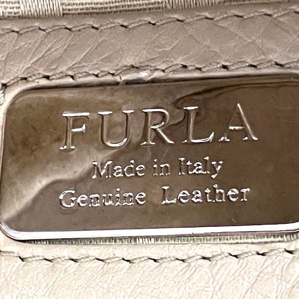 フルラ ベージュ レザー マザーズ バッグ トートバッグ レディース 【中古】