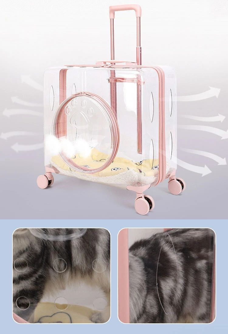 【毎日厳選 】 ペットキャリーバッグ ペットキャリーカート トランク 犬キャリーバッグ 猫キャリーバッグ 猫用 犬用 ペット用 可愛い INS 人気商品 ペットバッグ 大容量 大きいサイズ 透明 ペッ