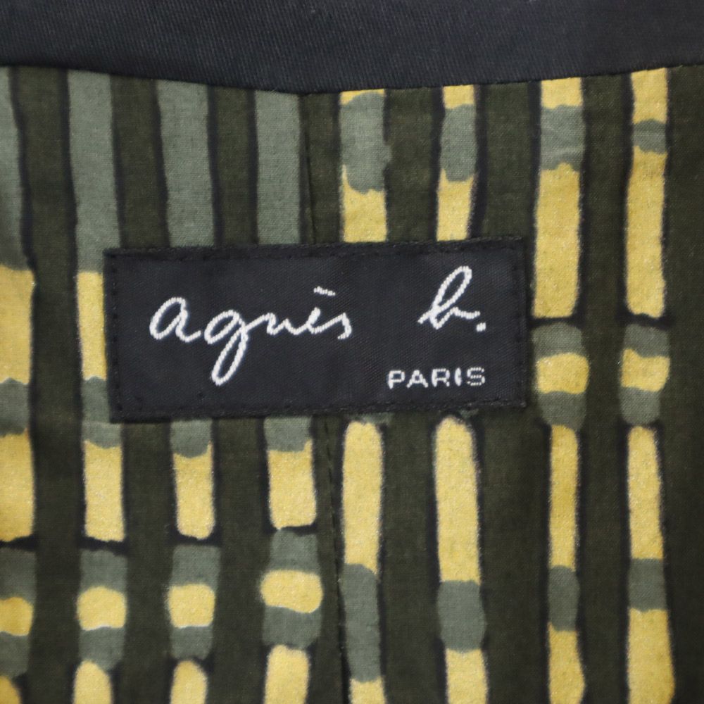 アニエスベー フランス製 コート 1 ブラック agnes b. レディース