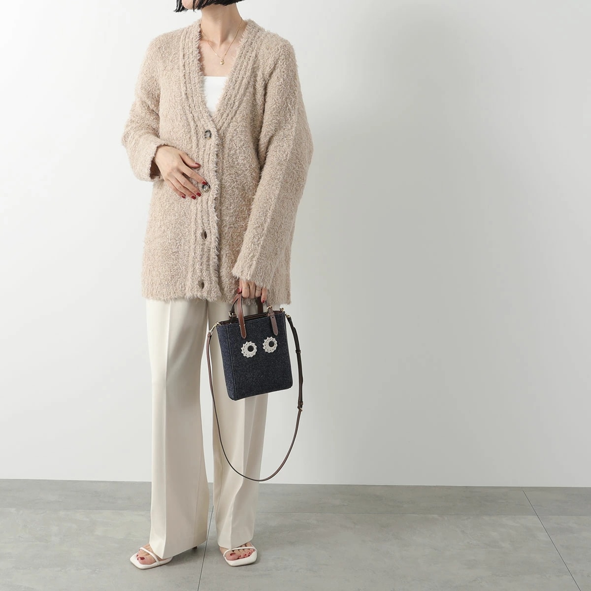 ANYA HINDMARCH アニヤハインドマーチ ショルダーバッグ N/S Tote Mini Eyes アイズ 193177 195164 レディース ハン】