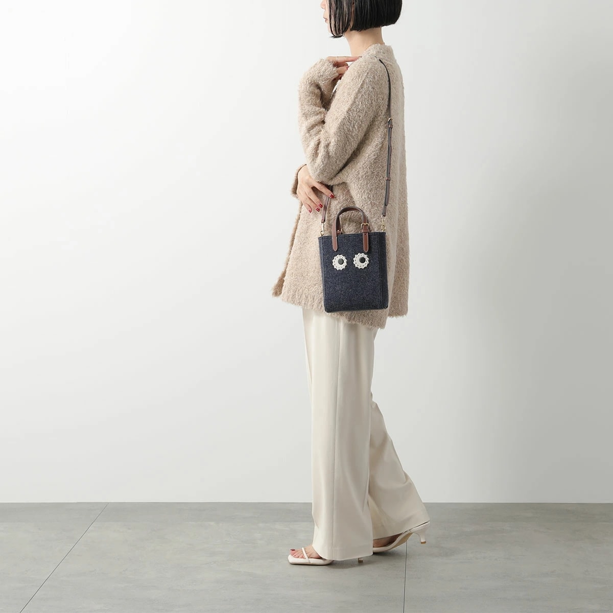 ANYA HINDMARCH アニヤハインドマーチ ショルダーバッグ N/S Tote Mini Eyes アイズ 193177 195164 レディース ハン】