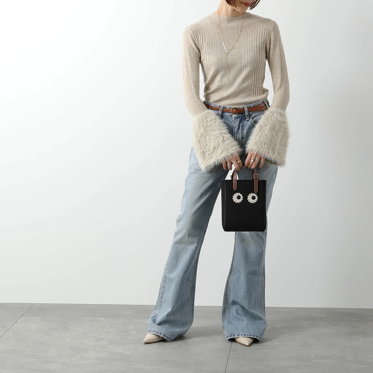 ANYA HINDMARCH アニヤハインドマーチ ショルダーバッグ N/S Tote Mini Eyes アイズ 193177 195164 レディース ハン】