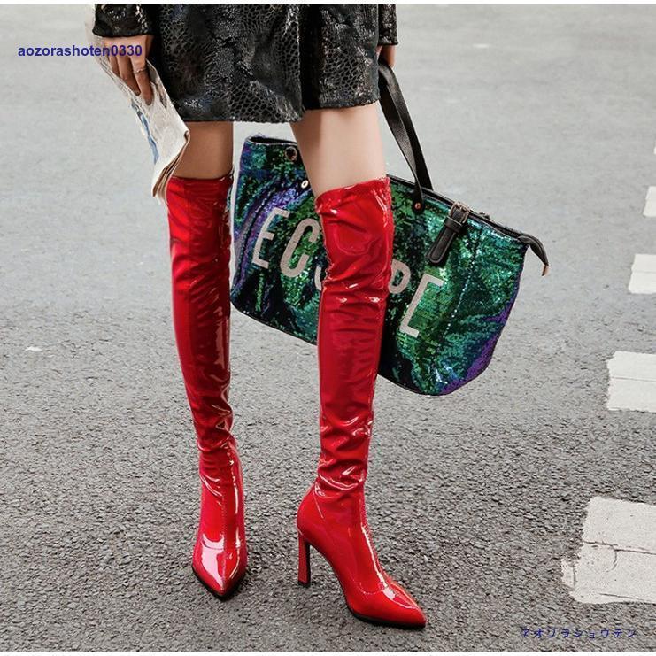 ロングブーツ 黒 赤 ストレッチ 美脚 ニーハイブーツ ロングブーツ ロング ブーツ ヒール 疲れない 歩きやすい 痛くない ハイヒール ピンヒール ロングブーツ 黒 赤 ストレッチ 美脚 ニーハイブーツ ロングブーツ ロング ブーツ ヒール 疲れない 歩きやすい 痛くない ハイヒール ピンヒール