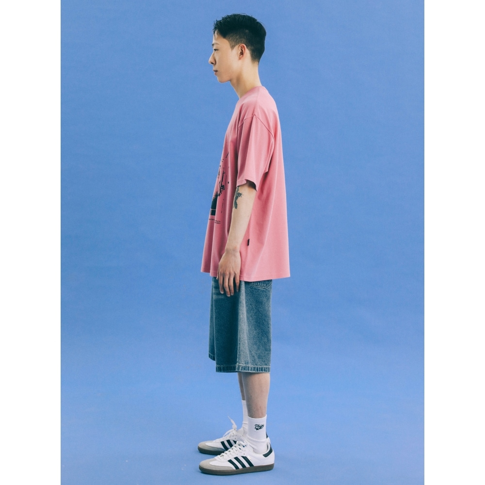 体育科 5/30 배송 PHYPS バスケットボール ダンク ショット SS ホワイト / ピンク