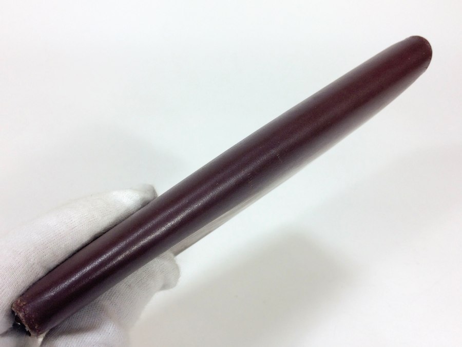 長財布 マストライン レザー ボルドー 【中古品】