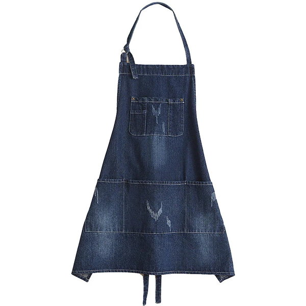 Qoo10] 韓国 綿デニムエプロン花屋オーバーオール