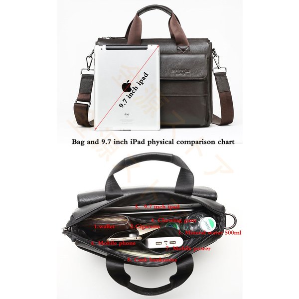 ショルダーバッグ メンズ 本革 トートバッグ 斜め掛け アウトドア 通勤 通学 面接