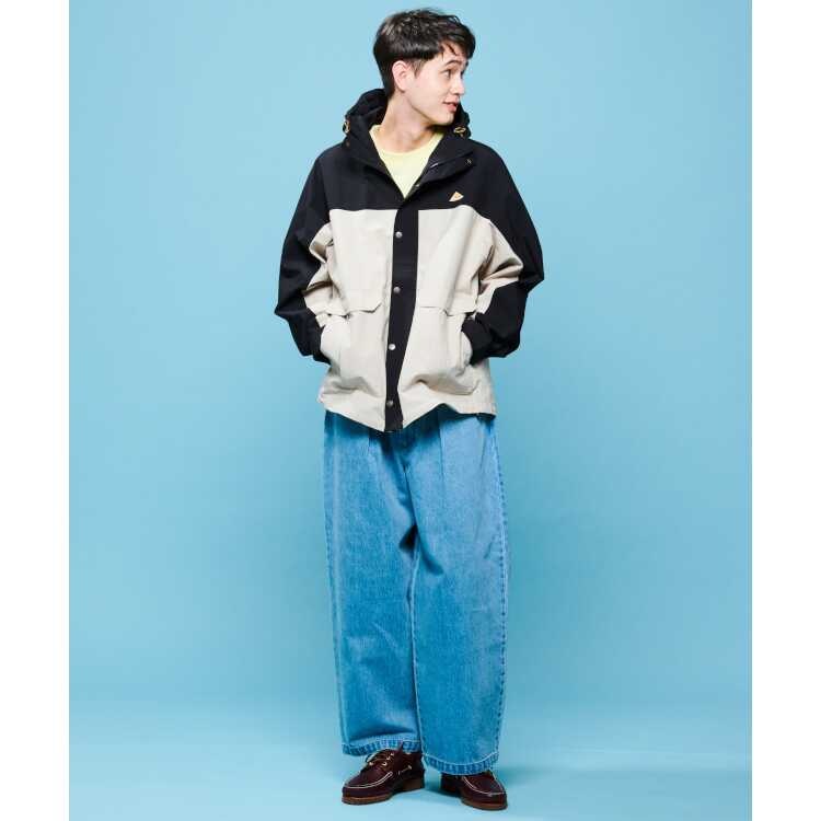 アンセル マウンテン ジャケット(メンズ) XL ブラック×ベージュ #KE23113011-BLACKBEIGE アンセル マウンテン ジャケット(メンズ) XL ブラック×ベージュ #KE23113011-BLACKBEIGE