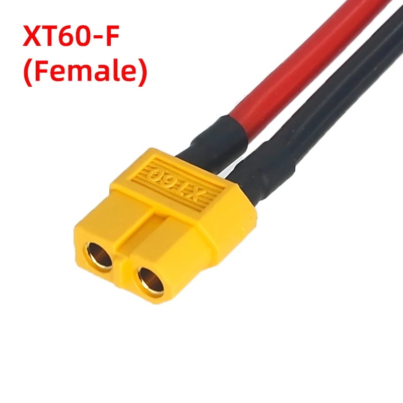 男性と女性のドッキングコネクタxt90 uav lioバッテリーxt90hプラグ10cm20cm30cm40cm50cm1m12awg10awgシリコンケーブル