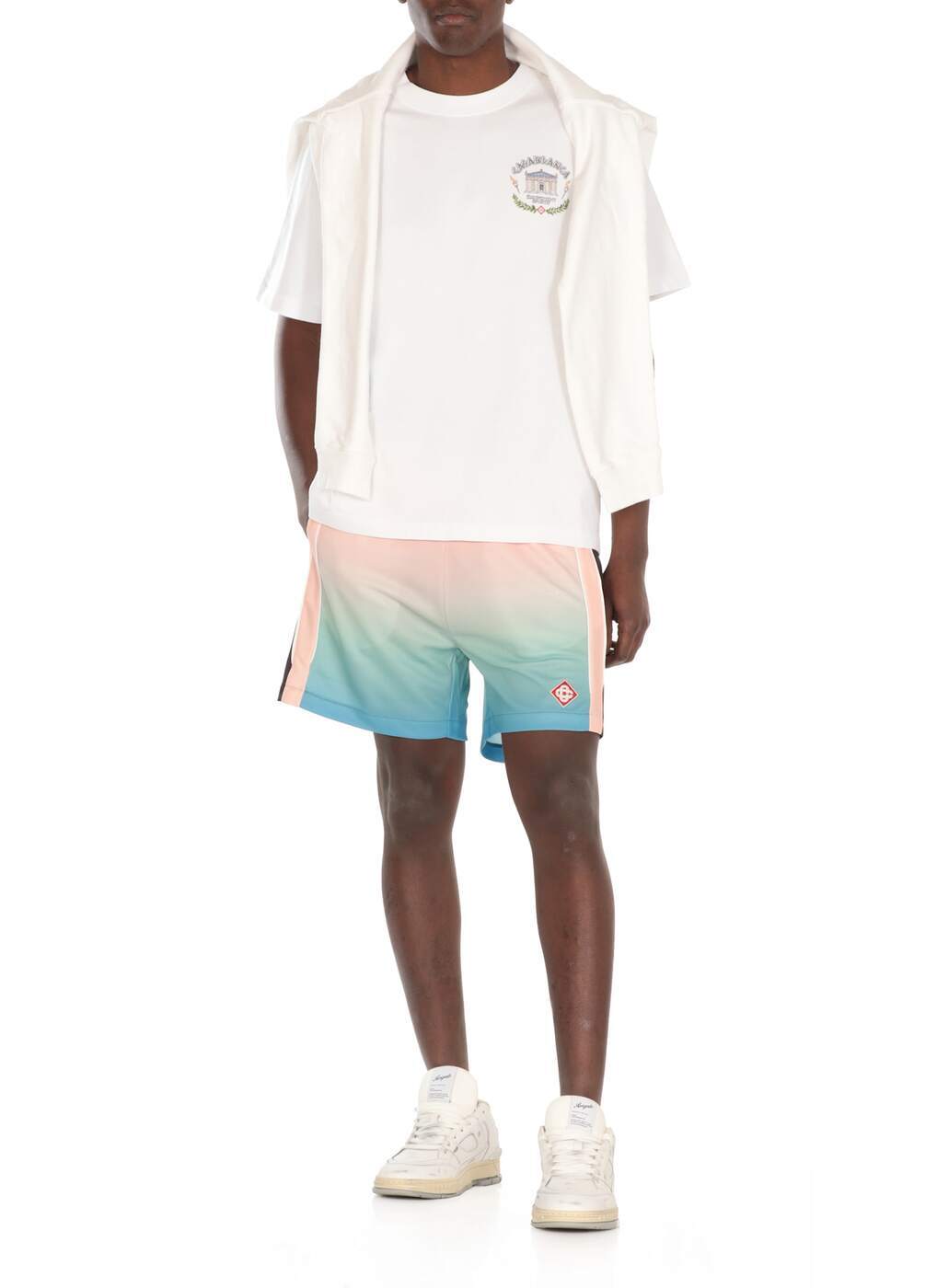 MPS25JTS00108LE TEMPLE DU SPORT ホワイト 春夏2025 Tシャツ メンズ ia