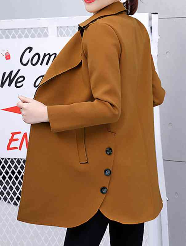 チェスターコート レディース 軽い 着こなし ステンカラーコート ショート 40代 秋 トレンチコート 英国 50代 服 チェック 細身 ショート丈 人気 春 キャメル ダブル ブランド アウター 大