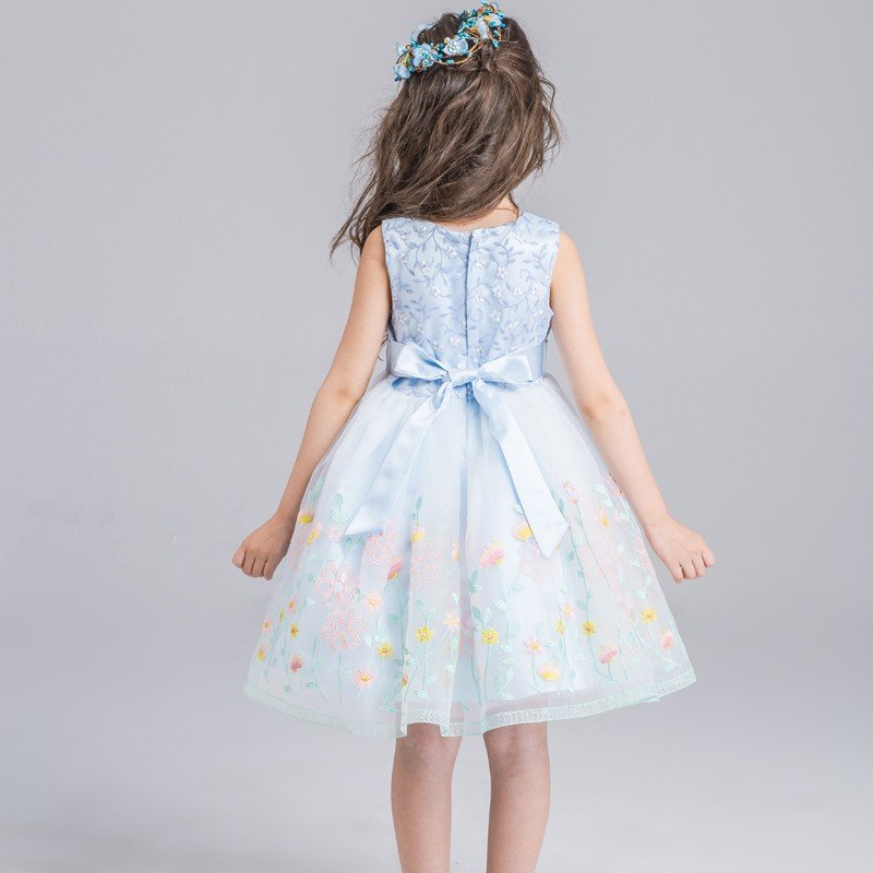 子供ドレス ミニドレス ピアノ発表会 フラワーガールドレス 女の子 キッズフォーマル 子どもドレス