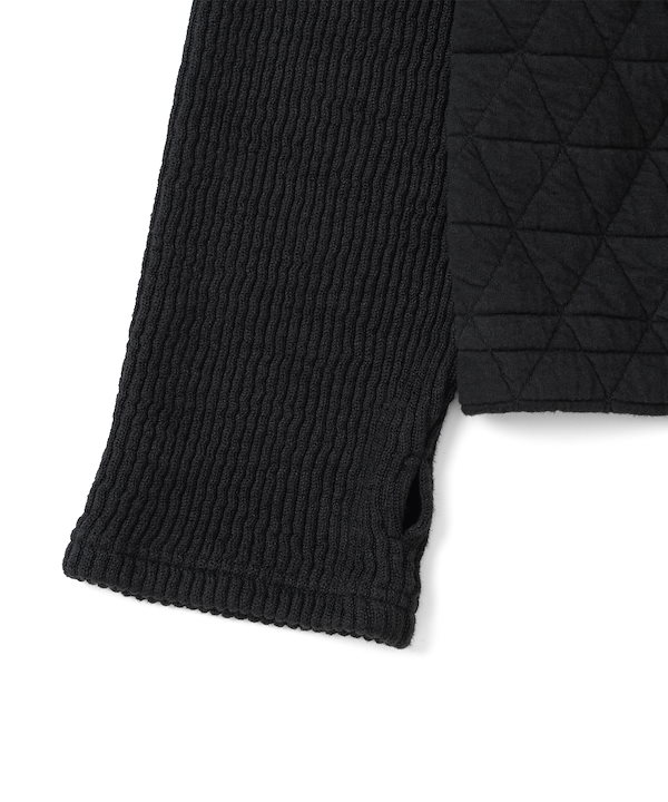 【THE COLDEST MOMENT】26fw TCM quilted highneck long sleeve ETCFWLS03BK