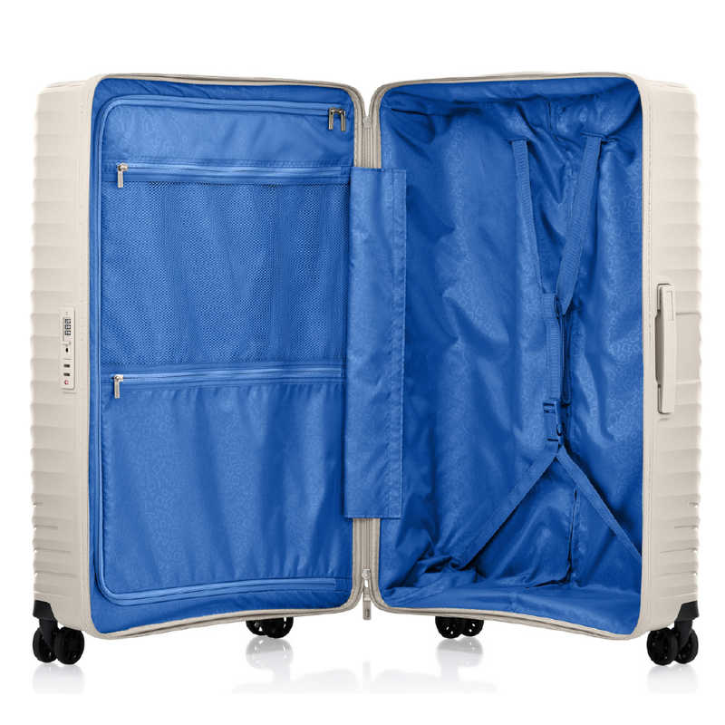 アメリカンツーリスター　軽量スーツケース 止水ファスナー Lサイズ 無料預け入れ ダイアジップ (DIAZIP) ［TSAロック搭載］ クリーム　UI5＊35003