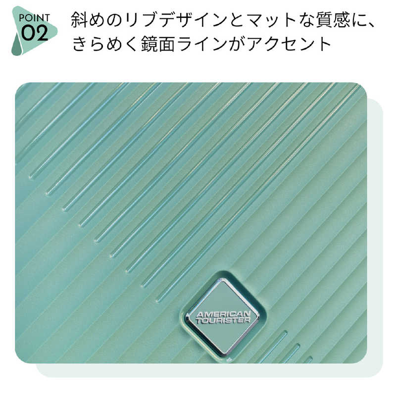 アメリカンツーリスター　軽量スーツケース 止水ファスナー Lサイズ 無料預け入れ ダイアジップ (DIAZIP) ［TSAロック搭載］ クリーム　UI5＊35003