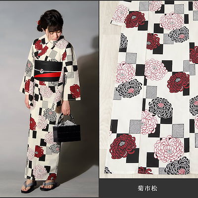 Qoo10] トールサイズ浴衣 3点セット(浴衣＋帯＋ : レディース服