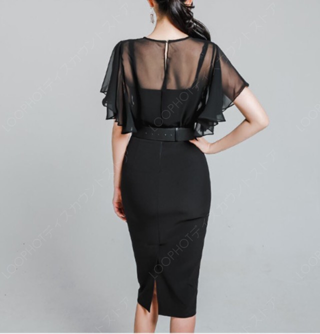 ドレス おすすめ おしゃれ お洒落 激安 安い プチプラ パーティードレス キャバドレス お呼ばれ ドレス フォーマル ドレス ラウンジ ドレス イブニング ドレス シースルー ドレス-76