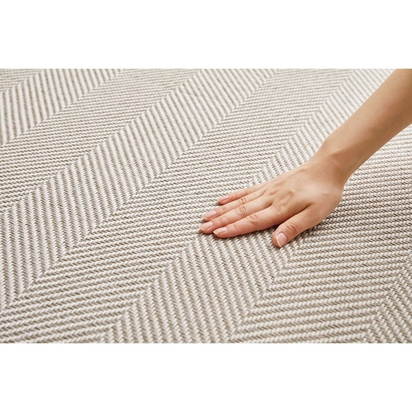 ラグマット 絨毯 約230x330cm グレー 洗える ヘリンボンラグ 滑り止め付 ホットカーペット 床暖房可 オールシーズン リビング ラグマット 絨毯 約230x330cm グレー 洗える ヘリンボンラグ 滑り止め付 ホットカーペット 床暖房可 オールシーズン リビング