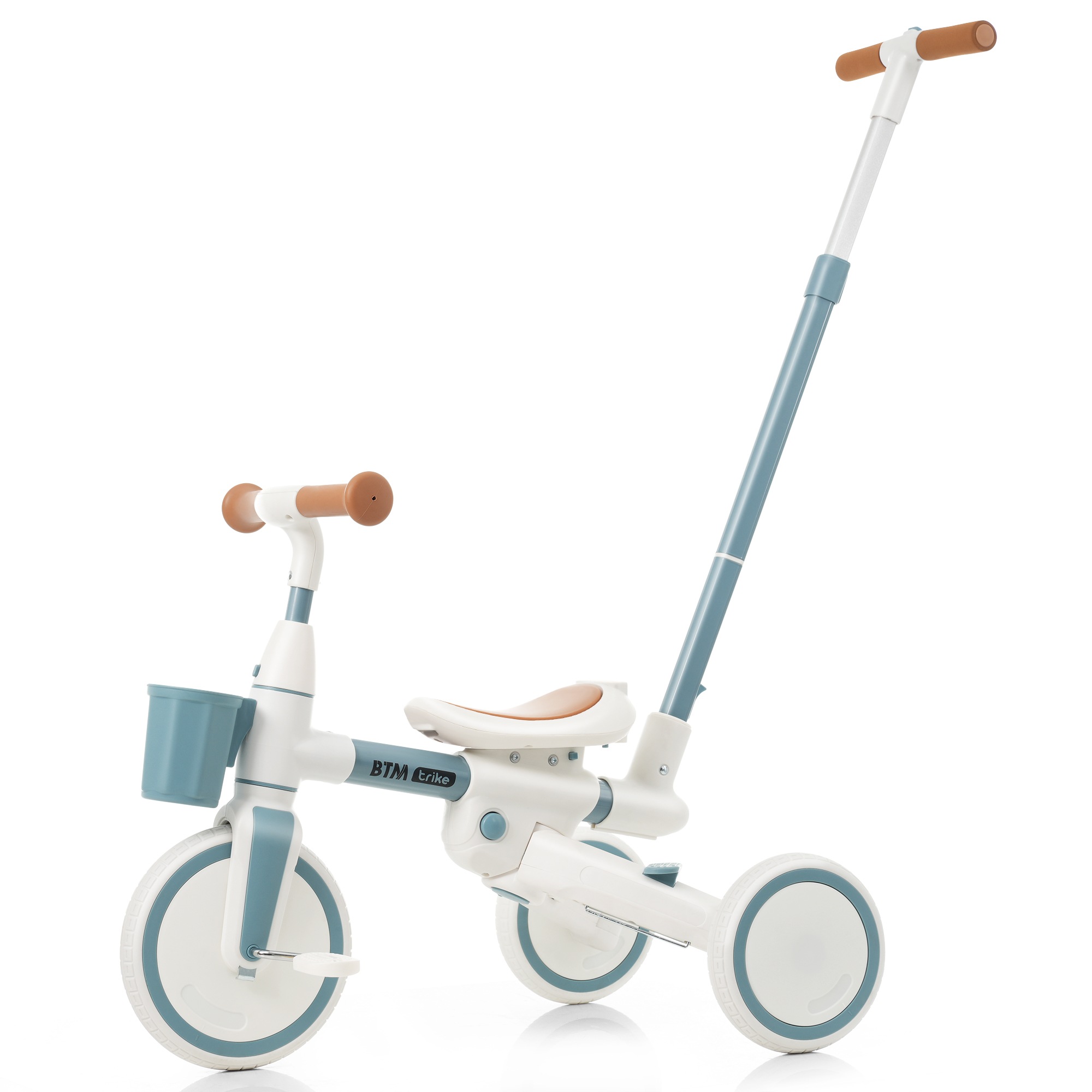 子供用三輪車 折りたたみ 手押し かじとり7in1 ランニングバイク 座面