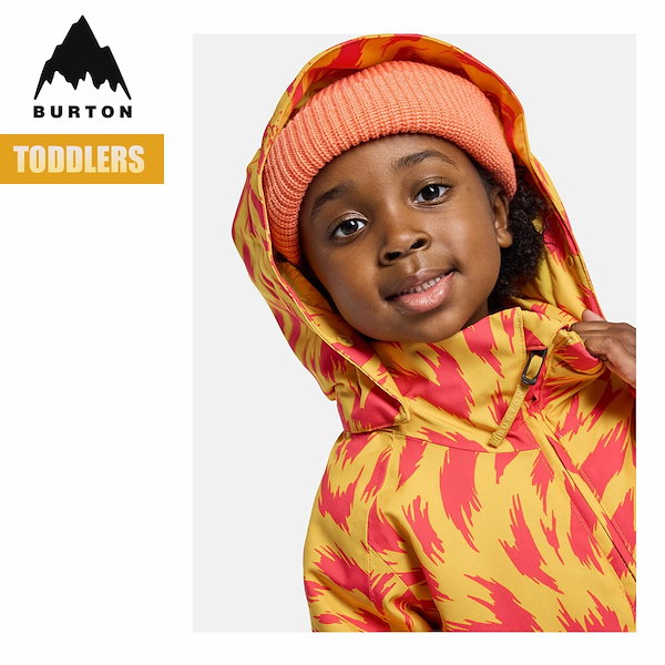 バートンXS子供用スノーボードウェア オレンジカーキ BURTON◇スノーボードウェアー/XS/オレンジ バートンXS子供用