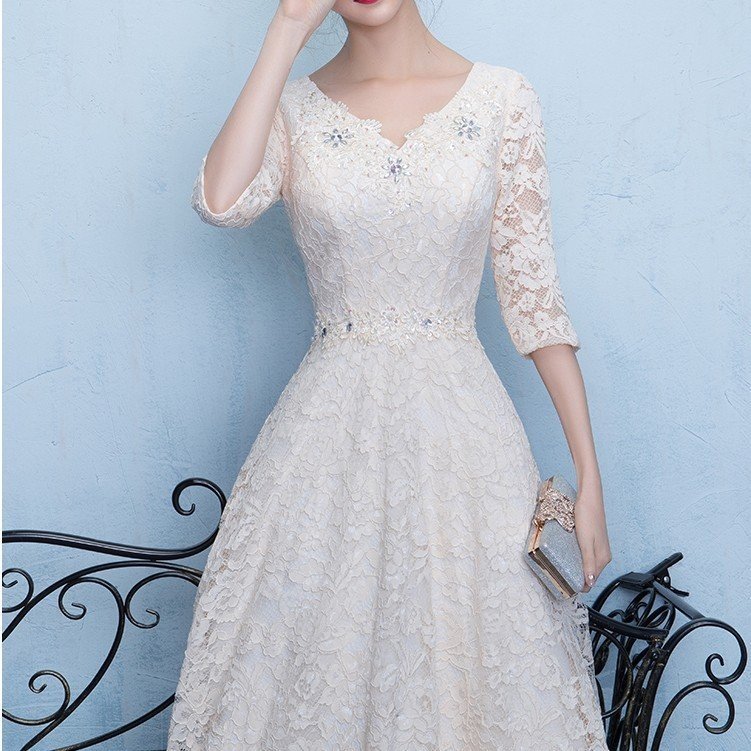 パーティードレス ロングドレス 演奏会 vネック 袖あり レース イブニングドレス 大きいサイズ ブ パーティードレス ロングドレス 演奏会 vネック 袖あり レース イブニングドレス 大きいサイズ ブ