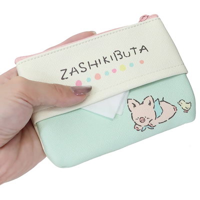 Qoo10] サンリオ ザシキブタ ミニポーチ ティッシュポーチ : キッズ