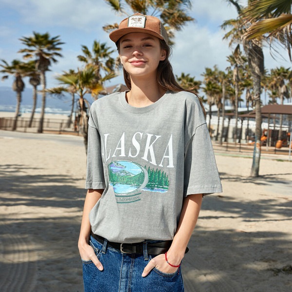 アレスカ ピグメント 半袖Tシャツ FST722 / 5color