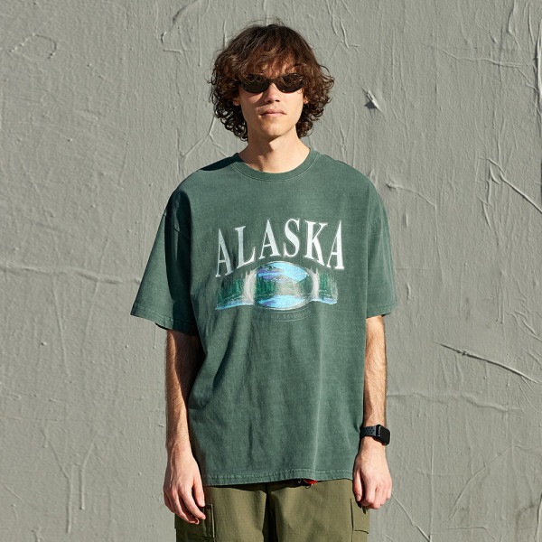 アレスカ ピグメント 半袖Tシャツ FST722 / 5color